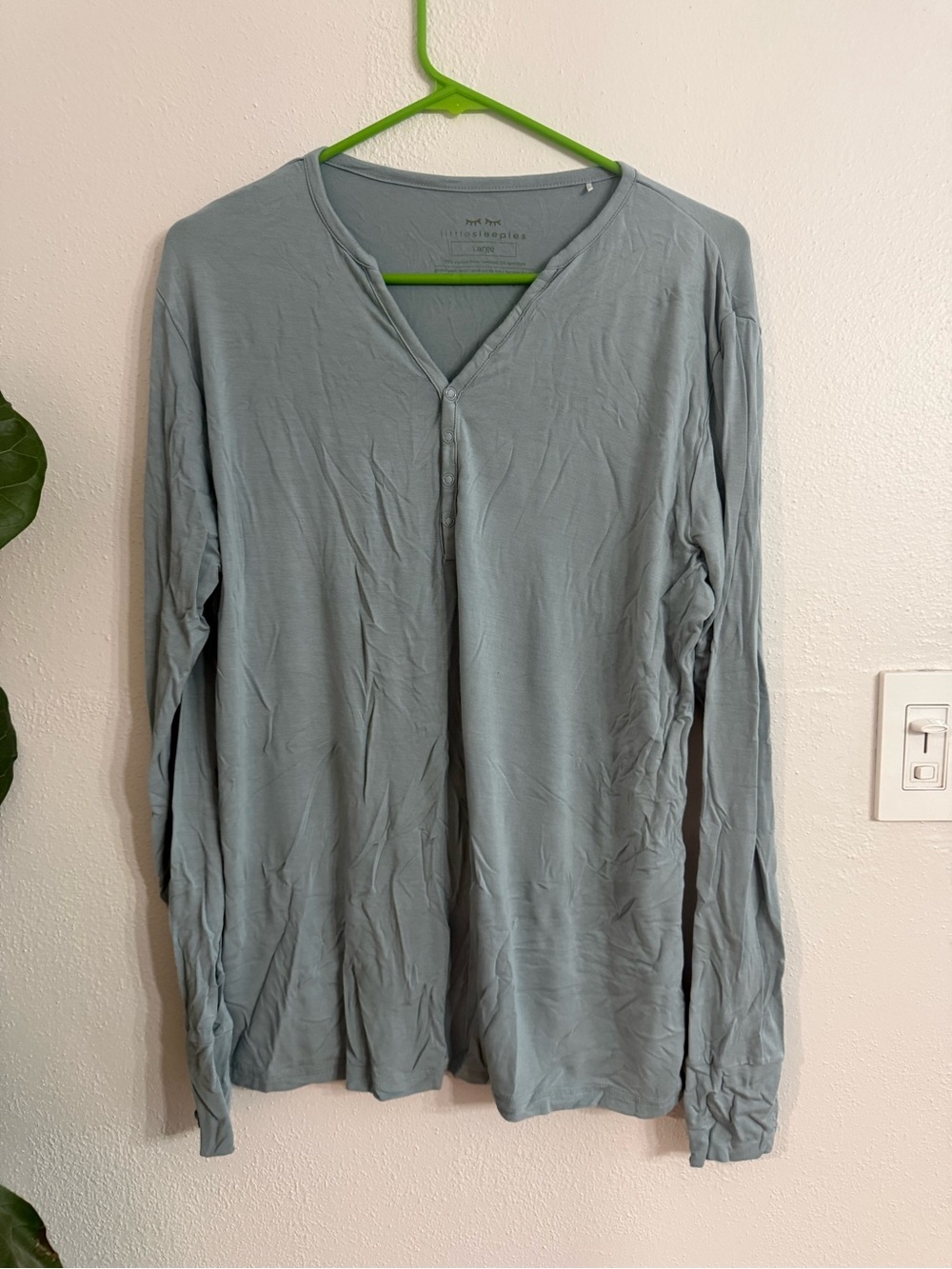 Little Sleepies Light Blue Top